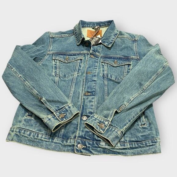 Heroes Motors Other - Heroes Motors Legendary Denim Jean Motorcycle Jacket Mens size Medium New